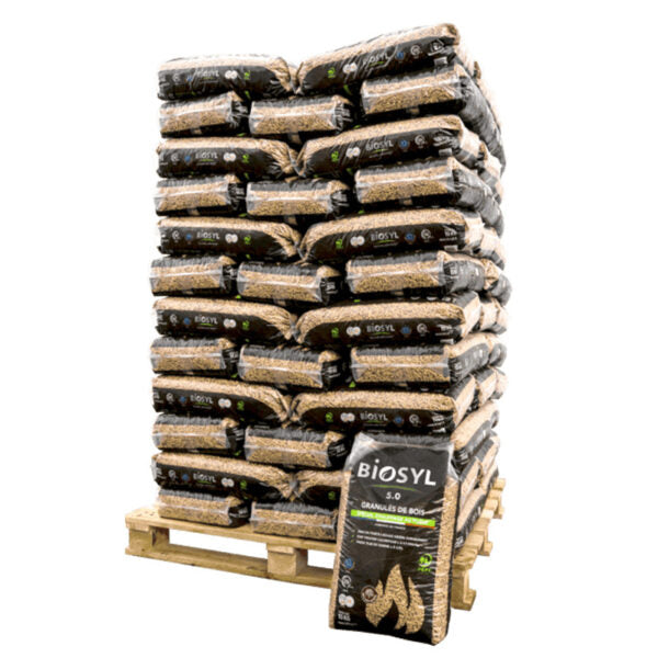 Holzpellets – Palette mit 22 Säcken à 15 kg, DINplus-zertifiziert